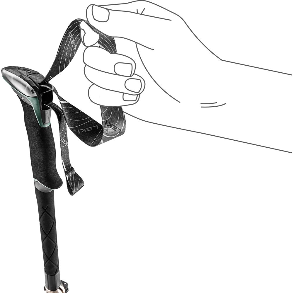 Leki Leki Makalu FX Carbon LT65620621 wandelstokken en gamaschen Leki Makalu FX Carbon Naturalcarbon/Malachite-Green/ LT65620621 wandelstokken en gamaschen online bestellen bij Kathmandu Outdoor & Travel