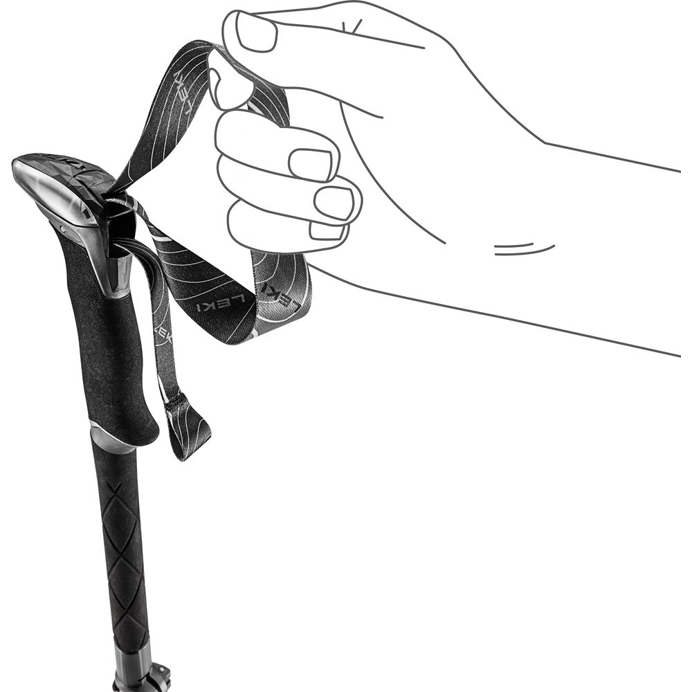 Leki Makalu FX TA Compact Silver/Greygreen/White LT65620752 wandelstokken en gamaschen online bestellen bij Kathmandu Outdoor & Travel