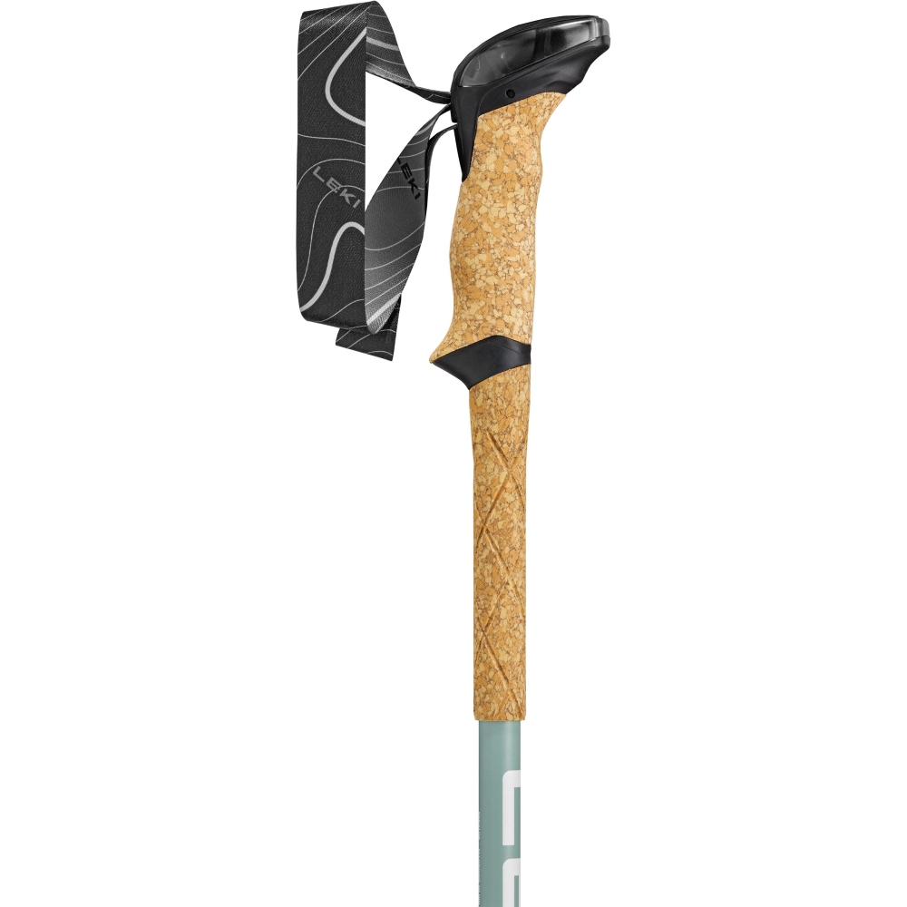 Leki Makalu Lite Compact Greygreen/Silver/White LT65621082 wandelstokken en gamaschen online bestellen bij Kathmandu Outdoor & Travel