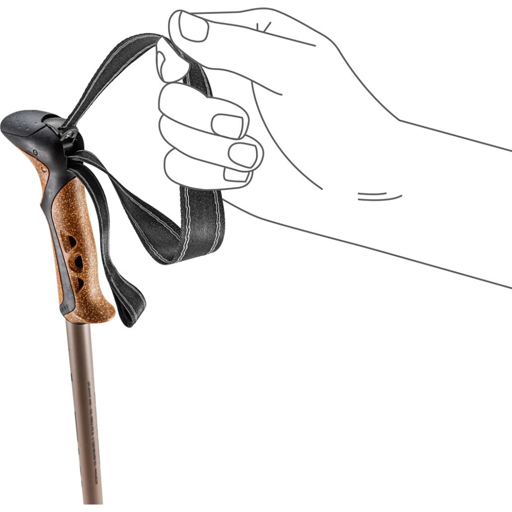 Leki Khumbu Black/Pale-Clay-Light/Pale-Cla LT65620431 wandelstokken en gamaschen online bestellen bij Kathmandu Outdoor & Travel