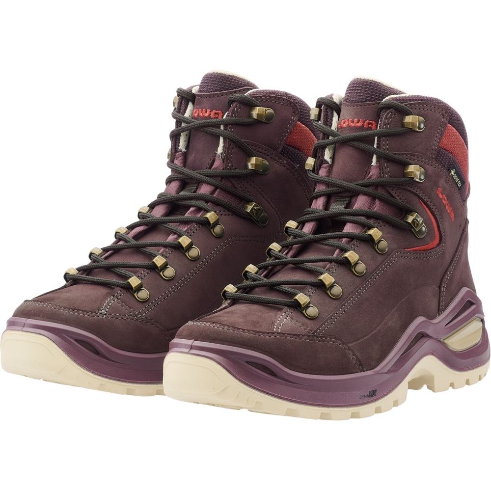 Lowa Renegade Evo GTX Mid Women's Brownrose/Clay LM321916-5108 wandelschoenen dames online bestellen bij Kathmandu Outdoor & Travel