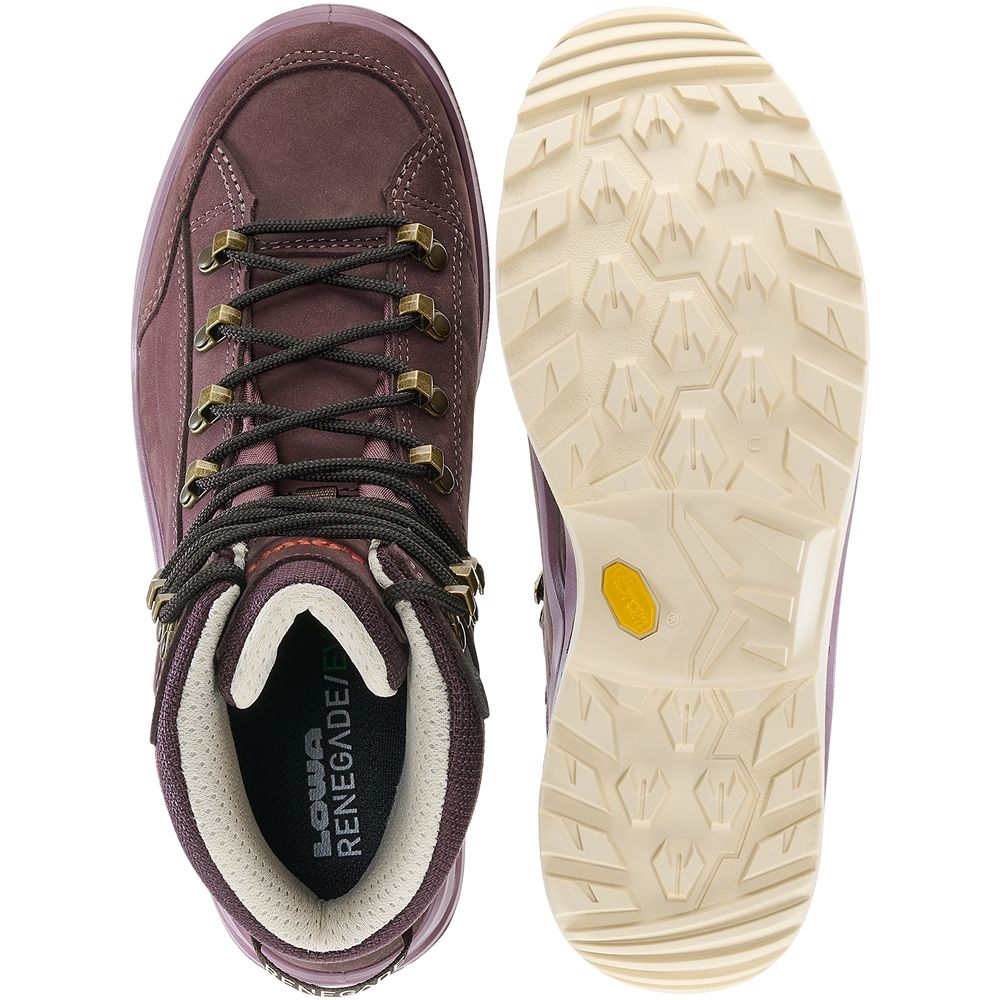 Lowa Renegade Evo GTX Mid Women's Brownrose/Clay LM321916-5108 wandelschoenen dames online bestellen bij Kathmandu Outdoor & Travel