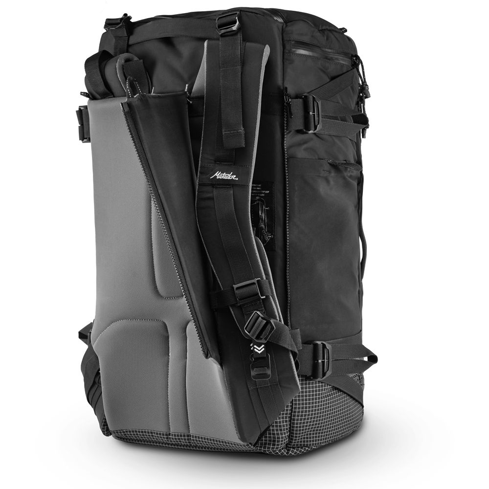 Matador Matador GlobeRider45 Travel Backpack MATGR45001BK reistassen Matador GlobeRider45 Travel Backpack Black MATGR45001BK reistassen online bestellen bij Kathmandu Outdoor & Travel