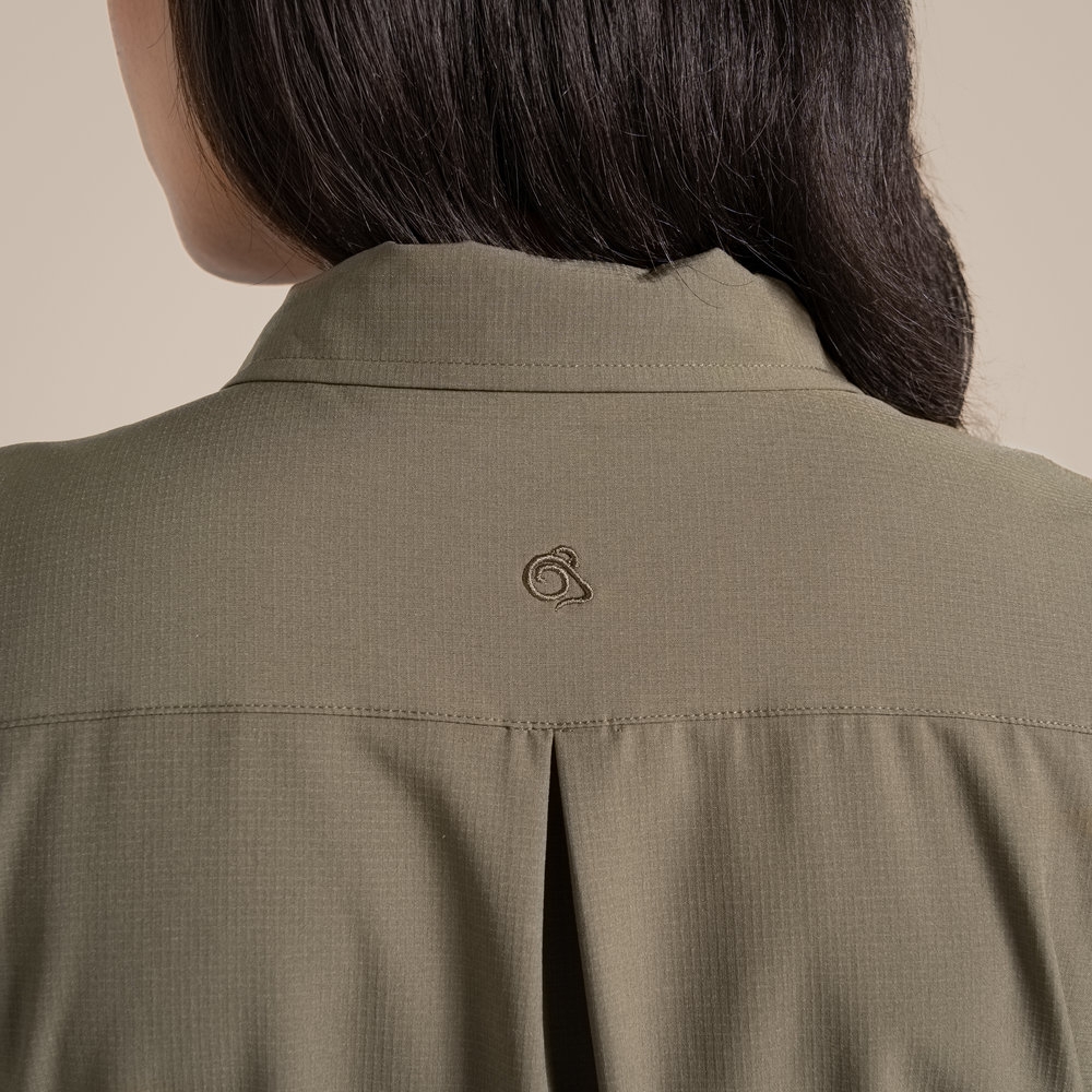 Craghoppers NosiLife Pro Dress IV Women's Wild Olive CWD049-CZL jurken en rokken online bestellen bij Kathmandu Outdoor & Travel