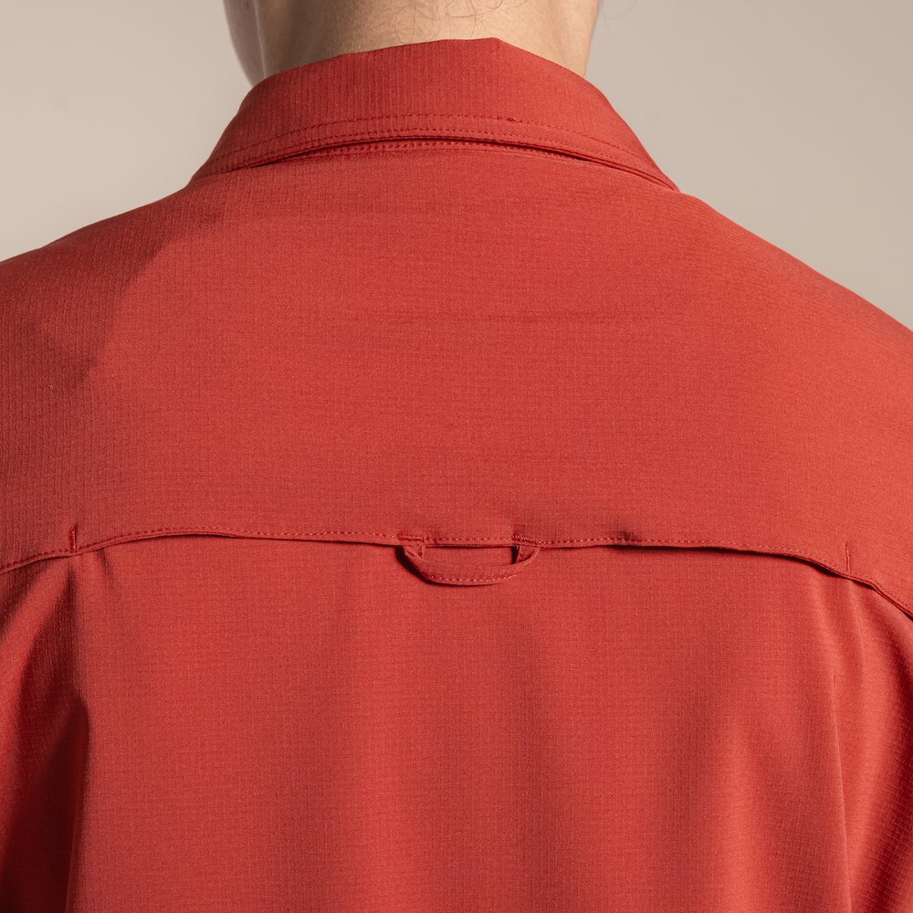 Craghoppers NosiLife Pro Long Sleeved Shirt III Women's Cinnabar CWS532-1S6 shirts en tops online bestellen bij Kathmandu Outdoor & Travel