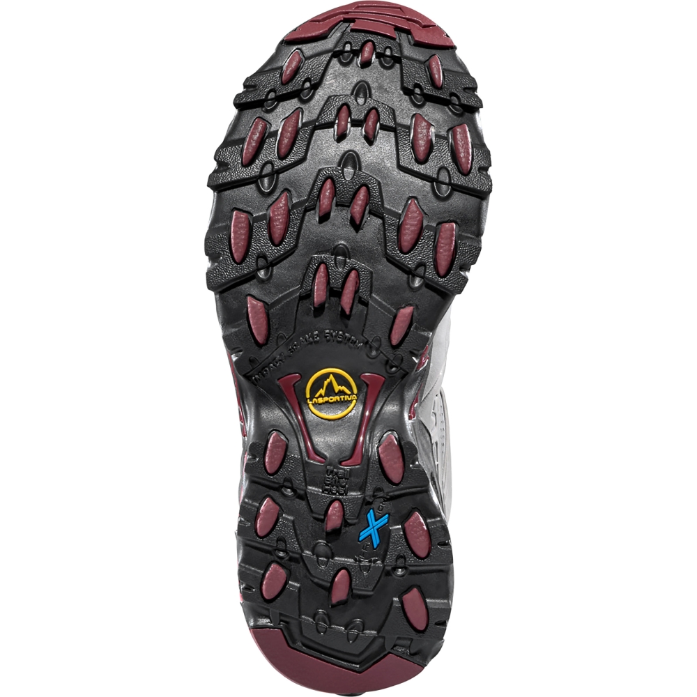 La Sportiva Ultra Raptor II Leather Woman GTX Cloud/Redwood ZFHS131G07R25 wandelschoenen dames online bestellen bij Kathmandu Outdoor & Travel