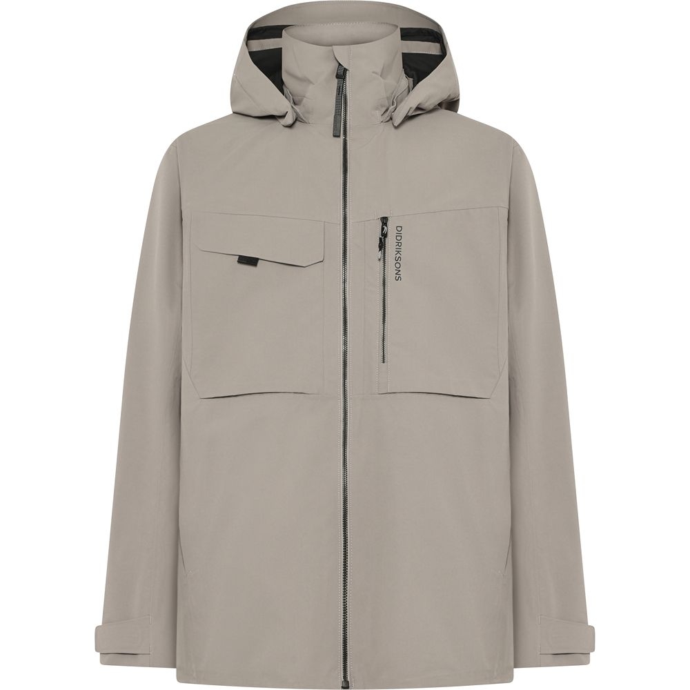 Didriksons Aston Usx Jkt 5 Ash Brown 505248-F04 jassen online bestellen bij Kathmandu Outdoor & Travel