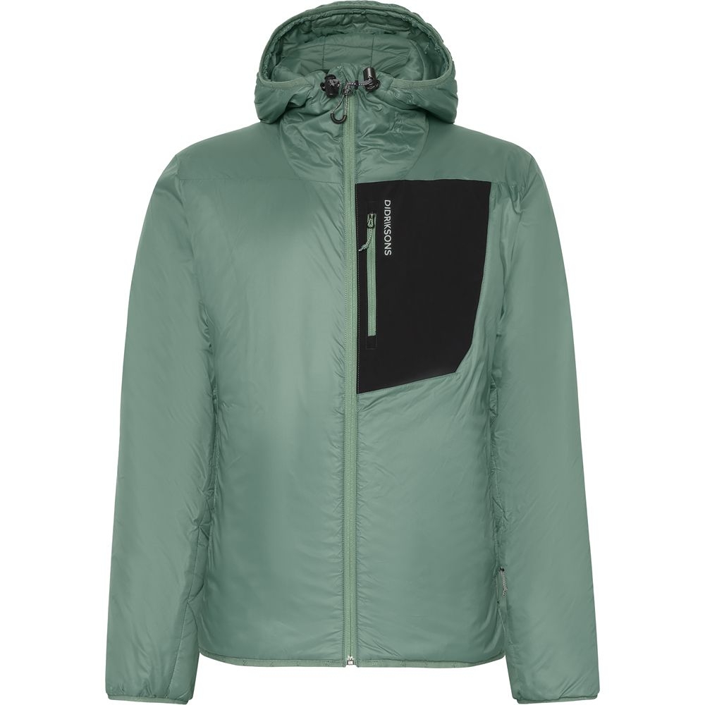 Didriksons Sander Usx Jkt 2 Dark Moss 505969-H16 jassen online bestellen bij Kathmandu Outdoor & Travel