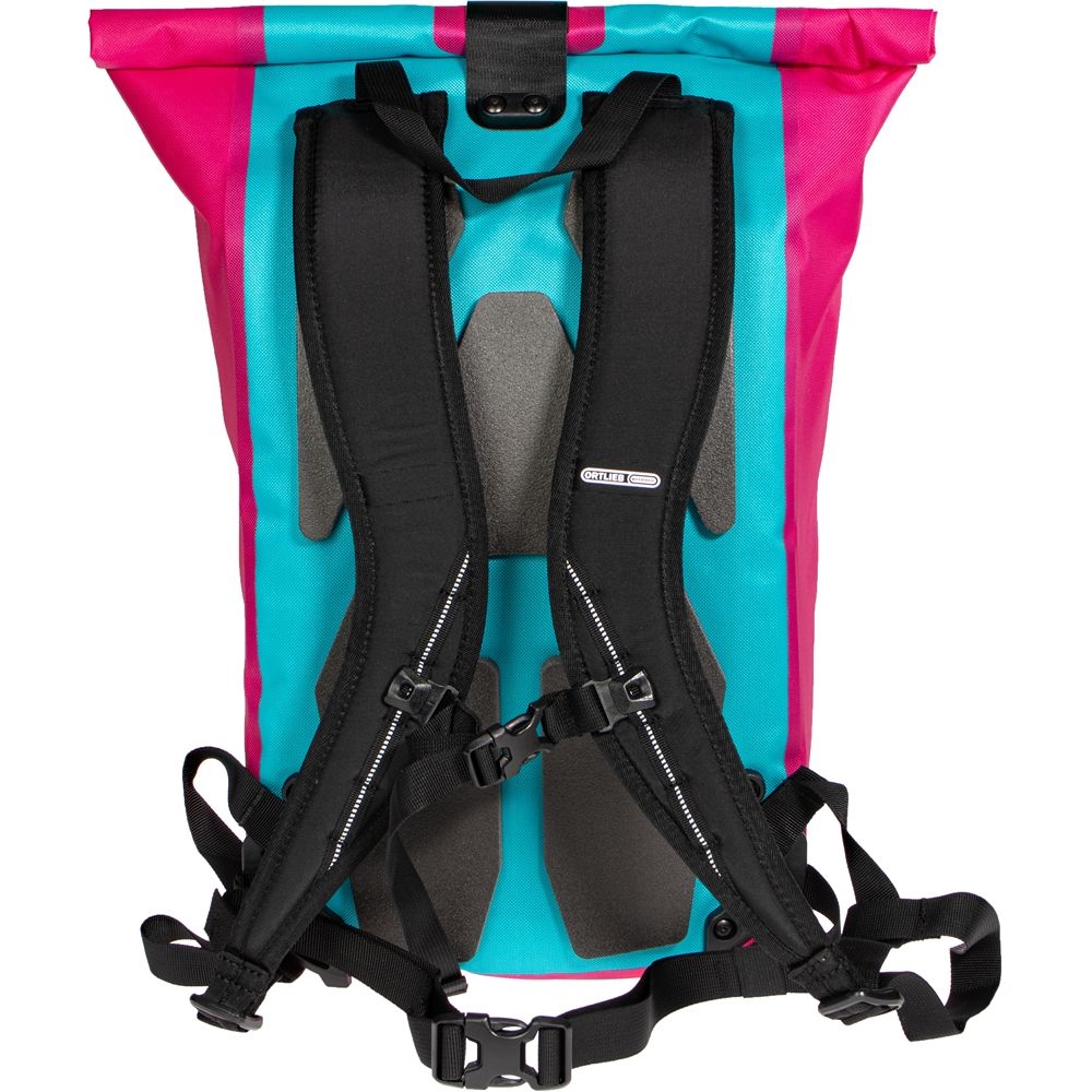 Ortlieb Velocity Lite Cyber 23 L Cyber-Blue/Cyber-Pink OR402019 dagrugzakken online bestellen bij Kathmandu Outdoor & Travel