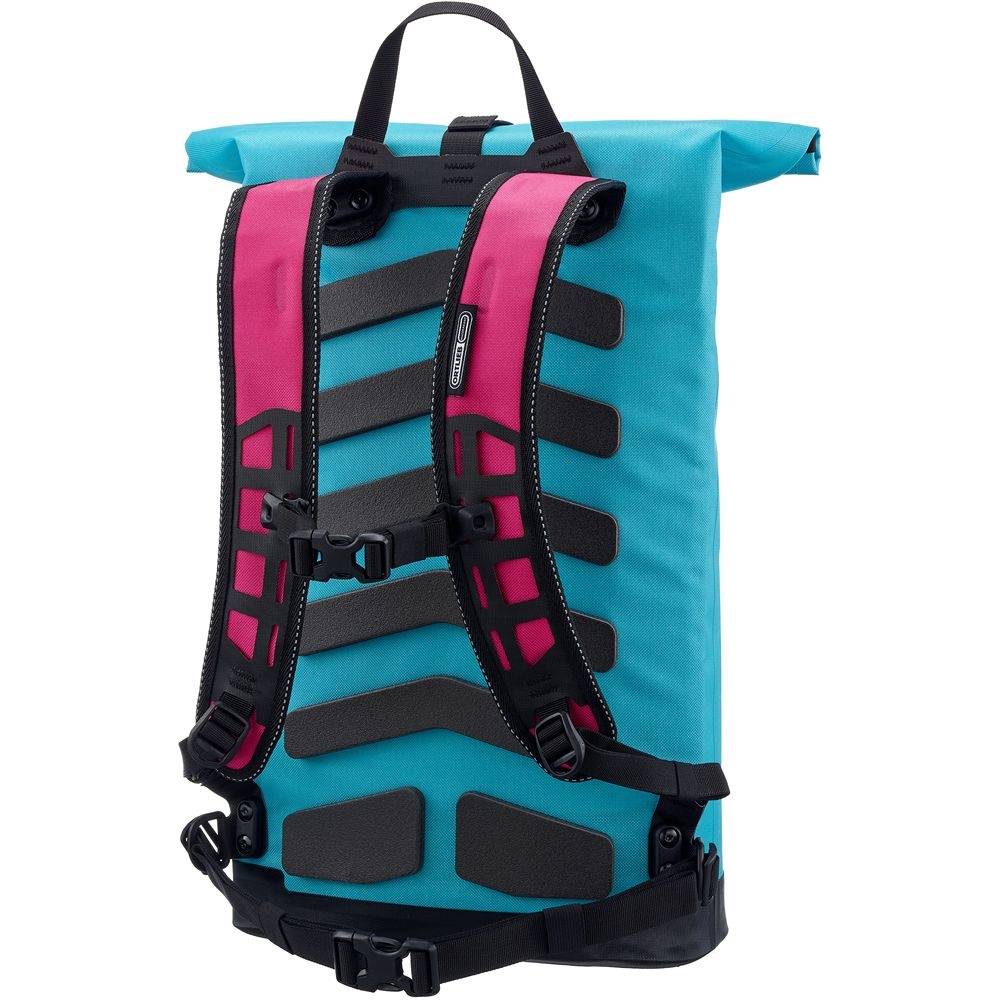 Ortlieb Commuter-Daypack Cyber 21 L Cyber-Blue/Cyber-Pink OR4116 dagrugzakken online bestellen bij Kathmandu Outdoor & Travel