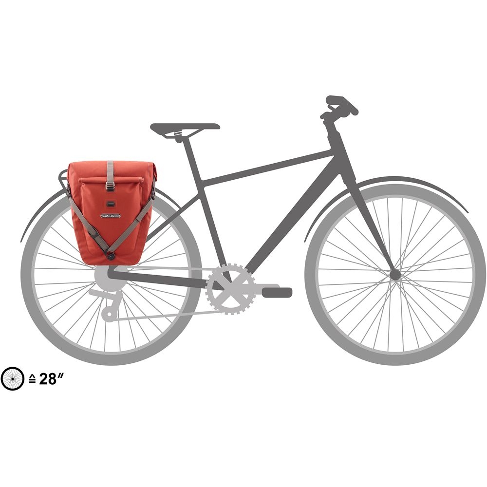 Ortlieb Back-Roller Plus QL2.2 20 + 3 L Dark-Chili OF5213 tassen online bestellen bij Kathmandu Outdoor & Travel