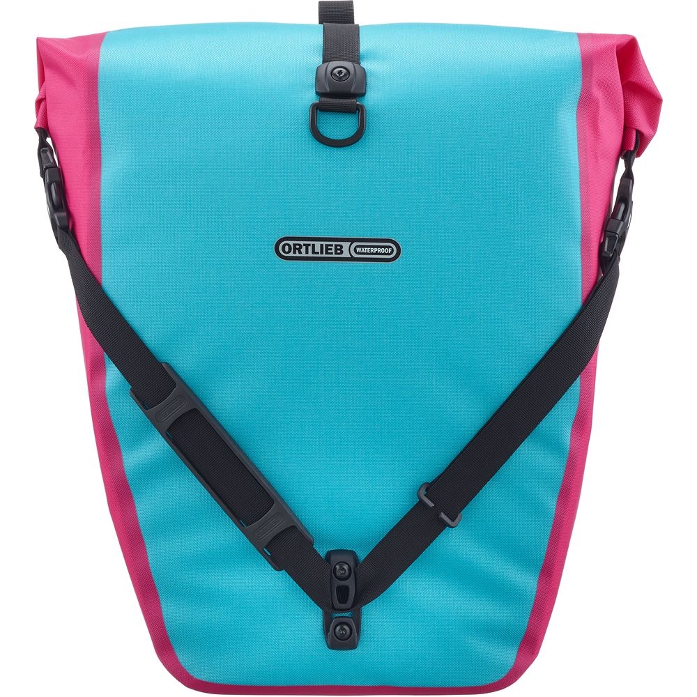 Ortlieb Back-Roller Cyber QL2.1 20 L Cyber-Blue/Cyber-Pink OF5537 tassen online bestellen bij Kathmandu Outdoor & Travel