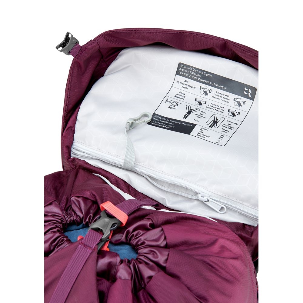 Rab Exion 35 ND Mulberry QAP-74-MUL dagrugzakken online bestellen bij Kathmandu Outdoor & Travel