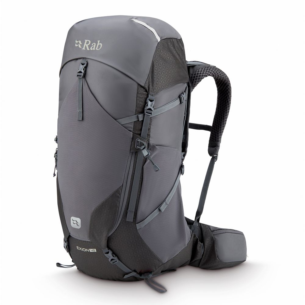 Rab Exion 48 Anthracite/Graphene QAP-75-AGR dagrugzakken online bestellen bij Kathmandu Outdoor & Travel