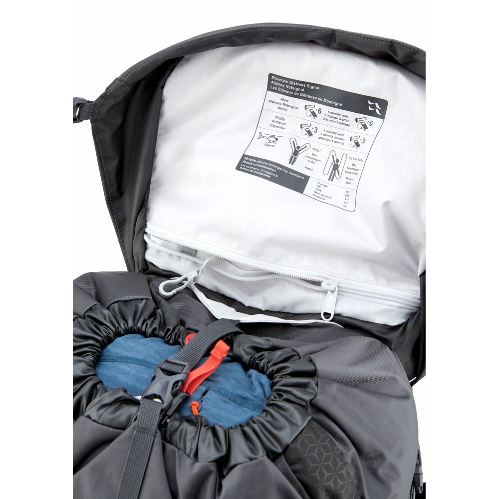 Rab Exion 48 Anthracite/Graphene QAP-75-AGR dagrugzakken online bestellen bij Kathmandu Outdoor & Travel
