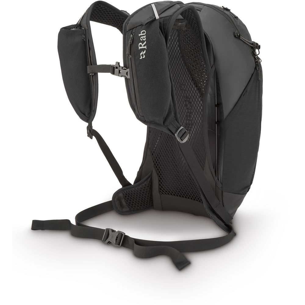 Rab Airox 18 Black QAQ-09-BLK dagrugzakken online bestellen bij Kathmandu Outdoor & Travel