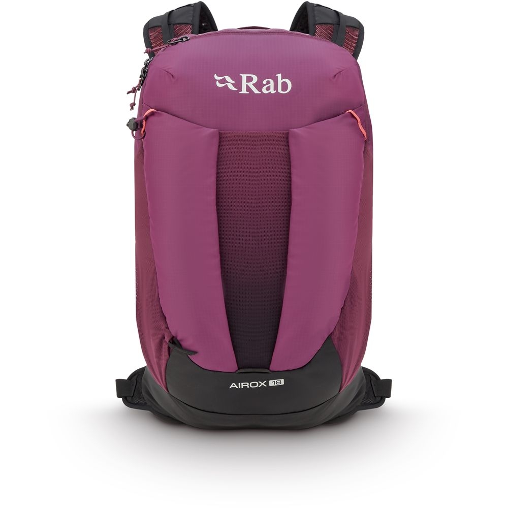 Rab Rab Airox 18 QAQ-09-MUL dagrugzakken Rab Airox 18 Mulberry QAQ-09-MUL dagrugzakken online bestellen bij Kathmandu Outdoor & Travel