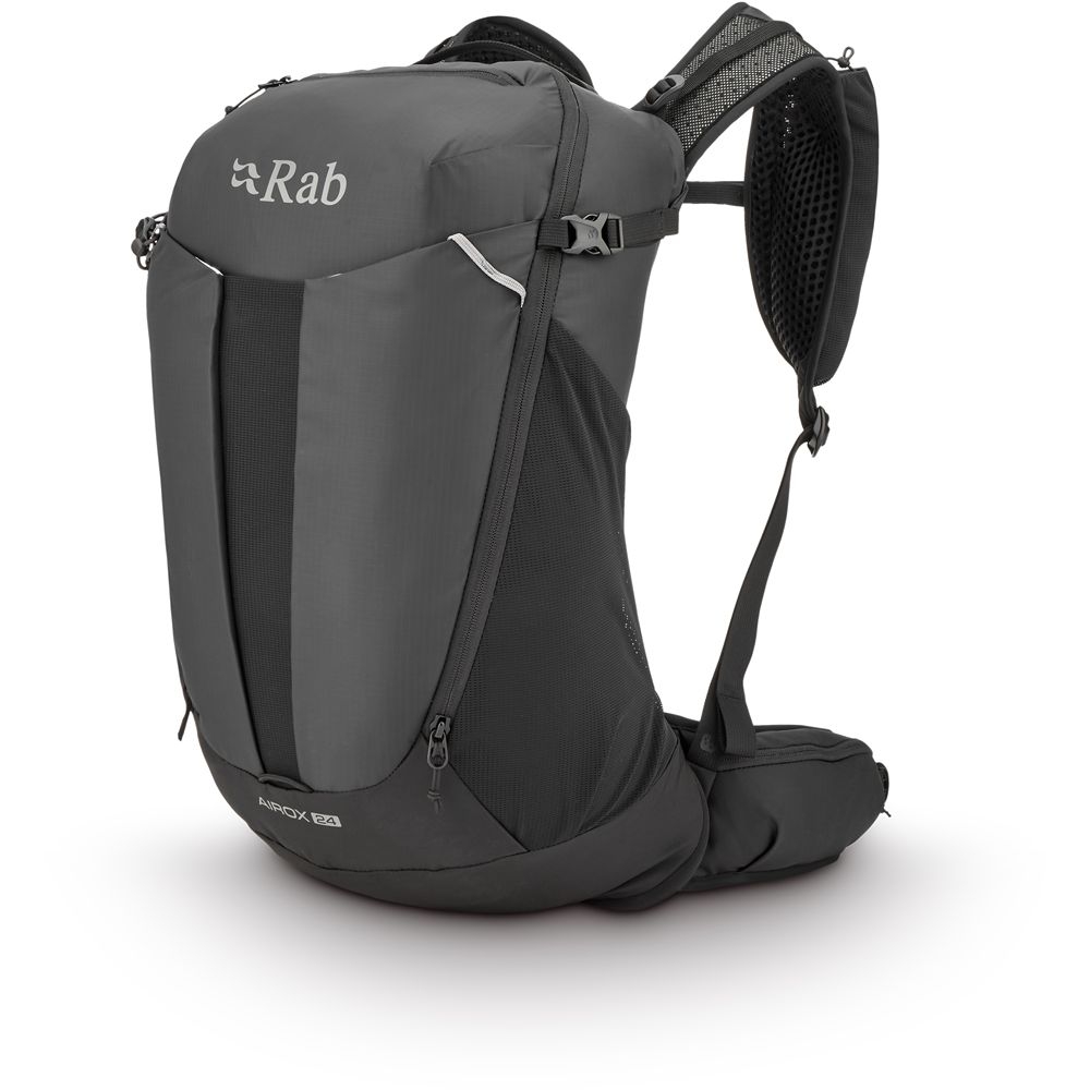 Rab Airox 24 Black QAQ-10-BLK dagrugzakken online bestellen bij Kathmandu Outdoor & Travel