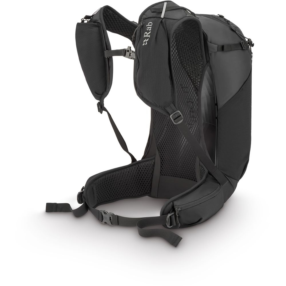 Rab Airox 24 Black QAQ-10-BLK dagrugzakken online bestellen bij Kathmandu Outdoor & Travel