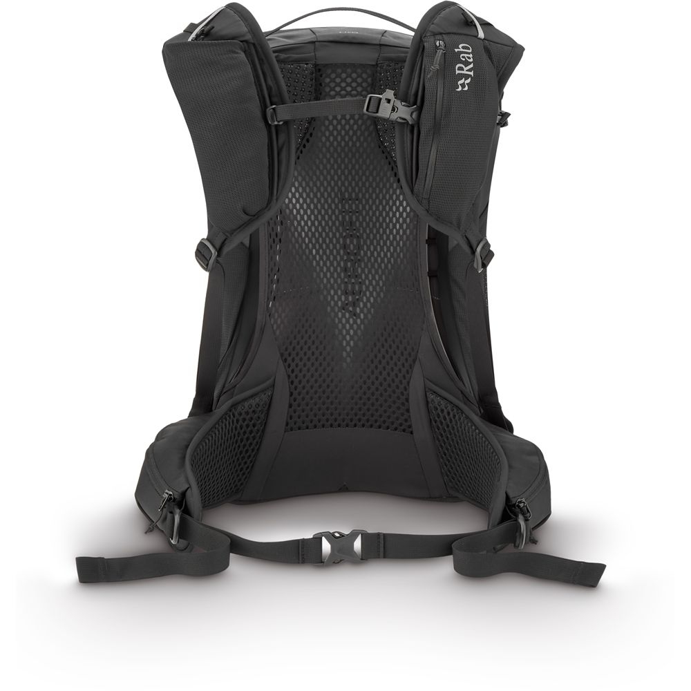 Rab Airox 24 Black QAQ-10-BLK dagrugzakken online bestellen bij Kathmandu Outdoor & Travel