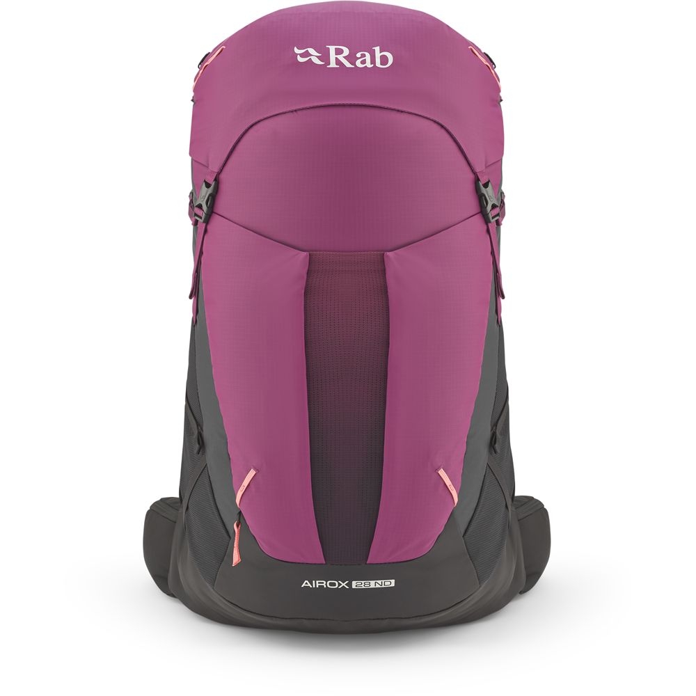 Rab Airox 28ND Mulberry/Black QAQ-13-MBL dagrugzakken online bestellen bij Kathmandu Outdoor & Travel