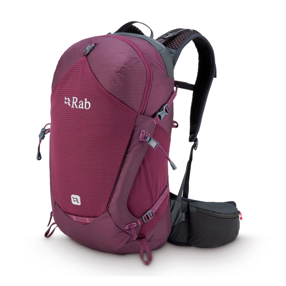 Rab Protium 18 ND Mulberry QAP-61-MUL dagrugzakken online bestellen bij Kathmandu Outdoor & Travel