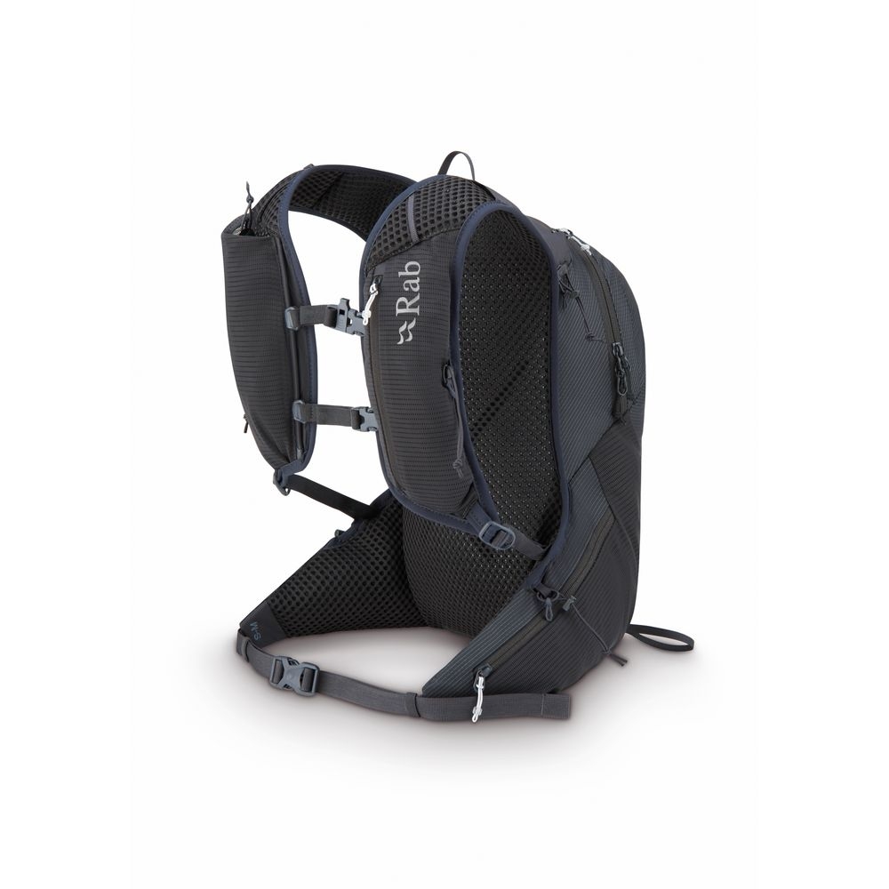 Rab Nitron 12 Anthracite QAP-67-ANT dagrugzakken online bestellen bij Kathmandu Outdoor & Travel