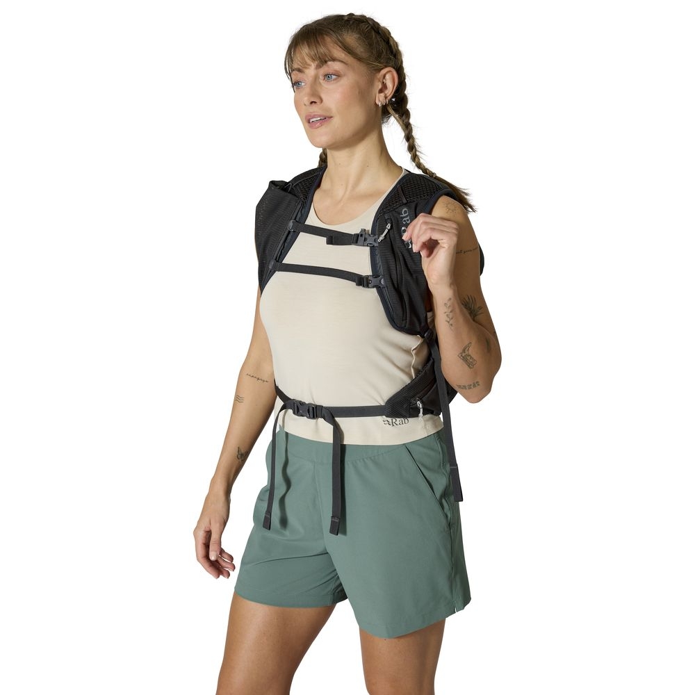 Rab Nitron 12 Anthracite QAP-67-ANT dagrugzakken online bestellen bij Kathmandu Outdoor & Travel