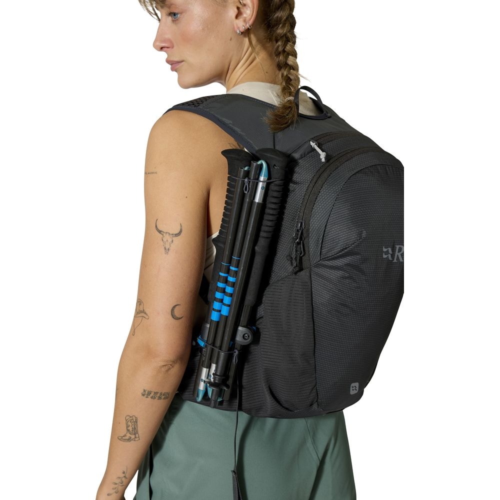 Rab Nitron 12 Anthracite QAP-67-ANT dagrugzakken online bestellen bij Kathmandu Outdoor & Travel