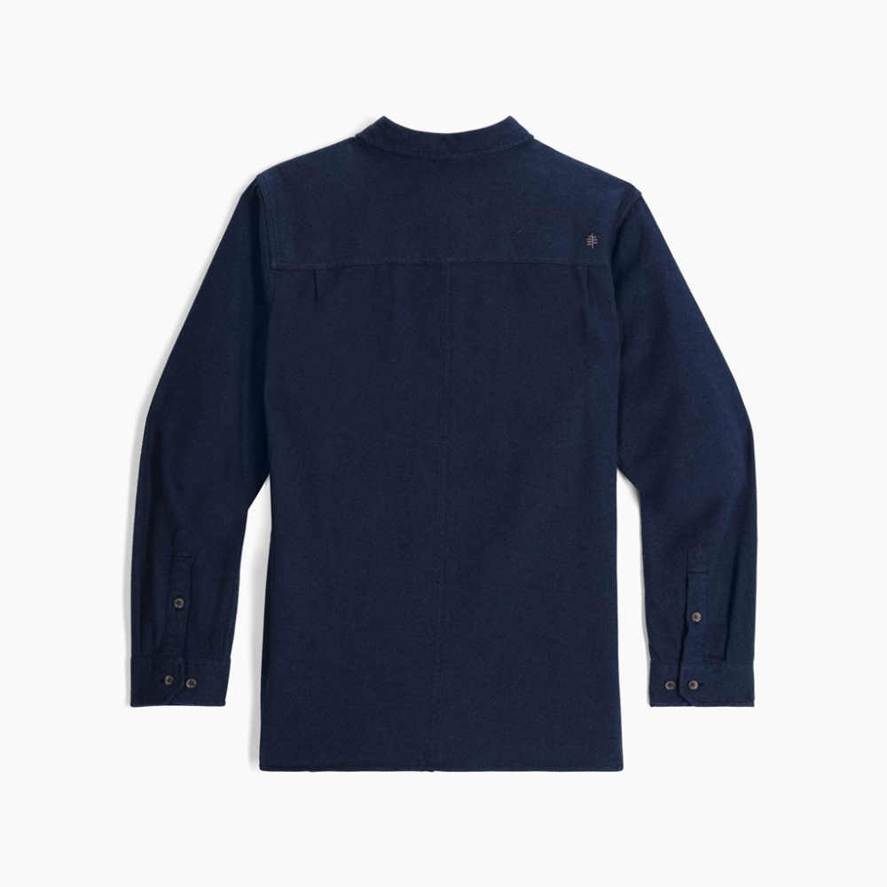 Royal Robbins Bristol Organic Cotton Twill Long Sleeve Naval Y722025-150 shirts en tops online bestellen bij Kathmandu Outdoor & Travel