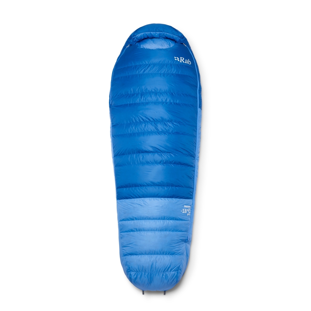 Rab Rab Ascent -12°C Women's QSN-04-DBD slaapzakken Rab Ascent -12°C Women's Dark Bluebird/Bluebird QSN-04-DBD slaapzakken online bestellen bij Kathmandu Outdoor & Travel