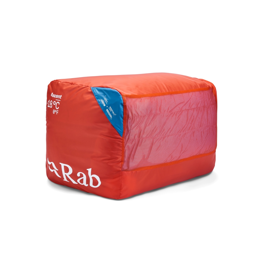 Rab Rab Ascent -12°C Women's QSN-04-DBD slaapzakken Rab Ascent -12°C Women's Dark Bluebird/Bluebird QSN-04-DBD slaapzakken online bestellen bij Kathmandu Outdoor & Travel