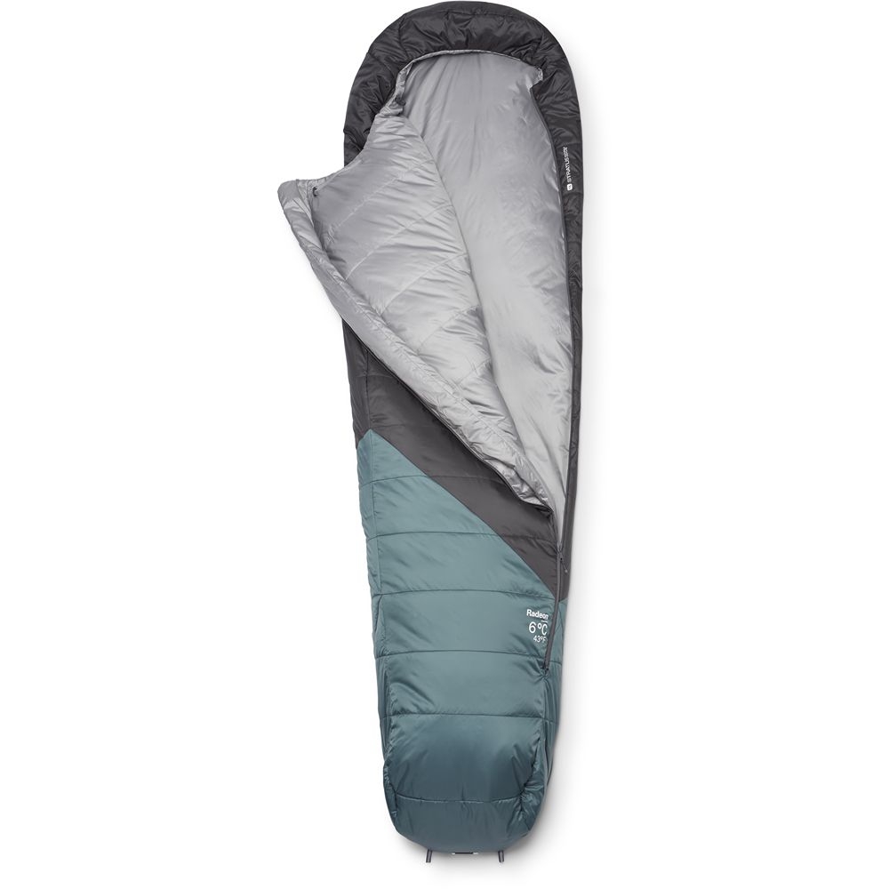 Rab Radeon 6°C Sage/Graphene QSS-20-SGH slaapzakken online bestellen bij Kathmandu Outdoor & Travel