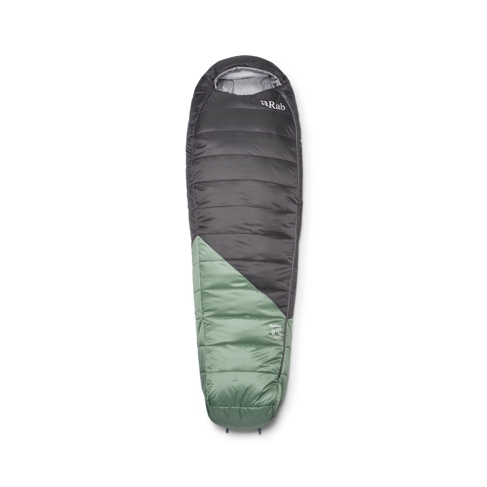 Rab Radeon 0°C Women's Dark Fig Green/Graphene QSS-22-FGH slaapzakken online bestellen bij Kathmandu Outdoor & Travel