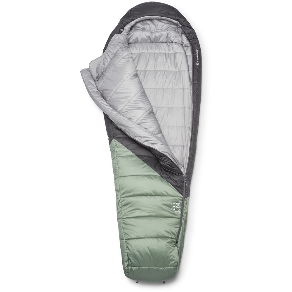 Rab Rab Radeon -6°C Women's QSS-24-FGH slaapzakken Rab Radeon -6°C Women's Dark Fig Green/Graphene QSS-24-FGH slaapzakken online bestellen bij Kathmandu Outdoor & Travel