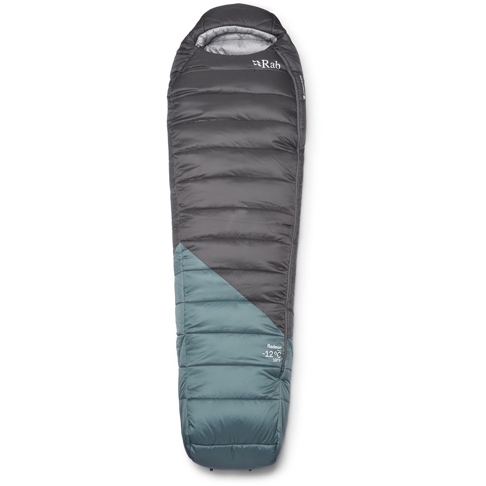 Rab Radeon-12°C Sage/Graphene QSS-25-SGH slaapzakken online bestellen bij Kathmandu Outdoor & Travel