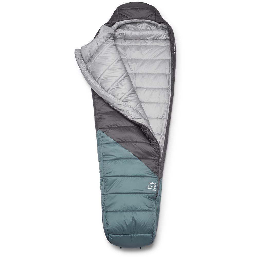 Rab Radeon-12°C Sage/Graphene QSS-25-SGH slaapzakken online bestellen bij Kathmandu Outdoor & Travel
