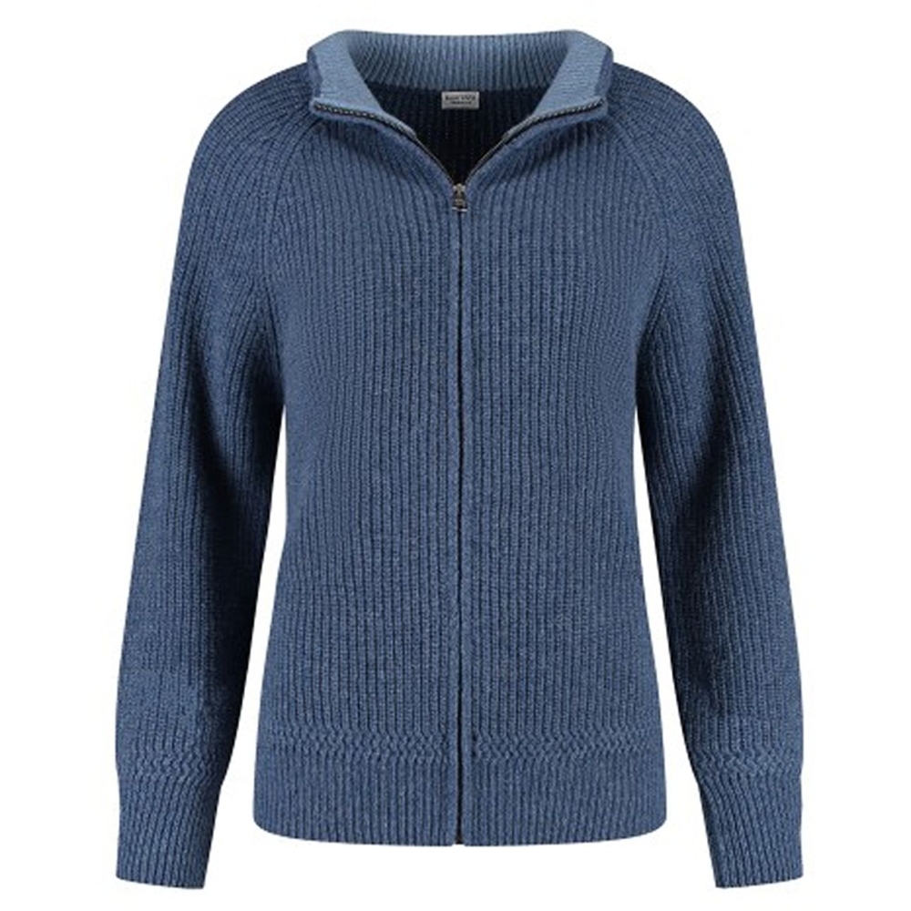 Blue Loop Originals Essential Nautic Cardigan Women's Sea Blue NCA004-24-B033 fleeces en truien online bestellen bij Kathmandu Outdoor & Travel