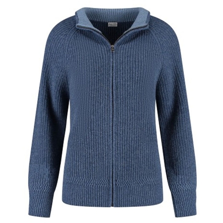 Blue Loop Originals  Essential Nautic Cardigan Women's Sea Blue 