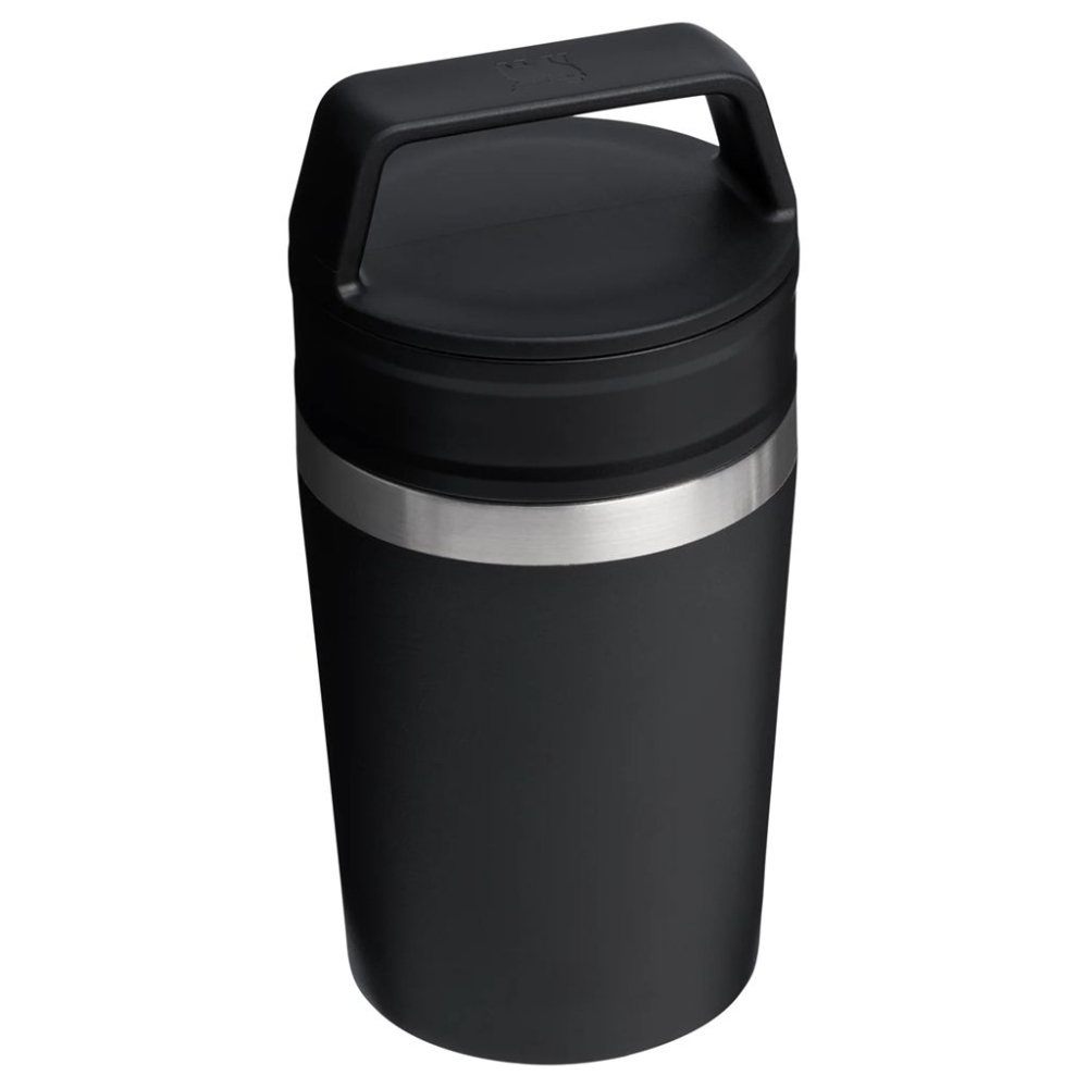 Stanley Stanley The Café-To-Go Travel Mug 10-12079-014 drinkflessen en thermosflessen  Stanley The Café-To-Go Travel Mug Black 10-12079-014 drinkflessen en thermosflessen online bestellen bij Kathmandu Outdoor & Travel