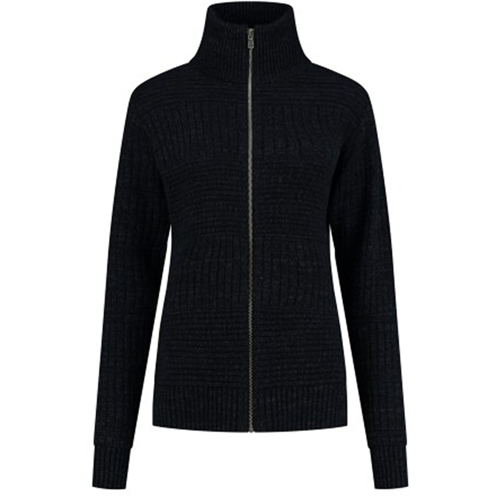 Blue Loop Originals Harlingen Full Zip Women's Navy Melange FZSW022-21-B222 fleeces en truien online bestellen bij Kathmandu Outdoor & Travel