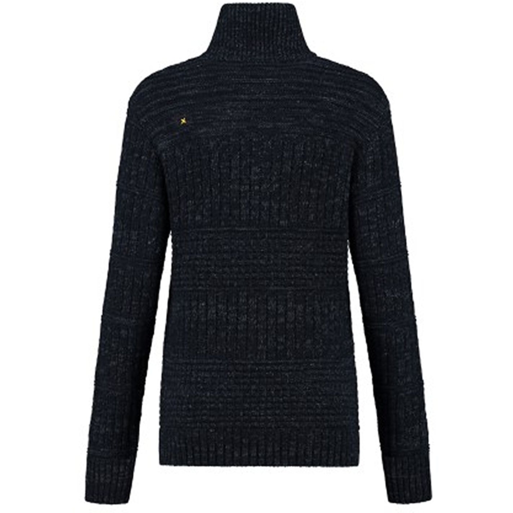 Blue Loop Originals Harlingen Full Zip Women's Navy Melange FZSW022-21-B222 fleeces en truien online bestellen bij Kathmandu Outdoor & Travel
