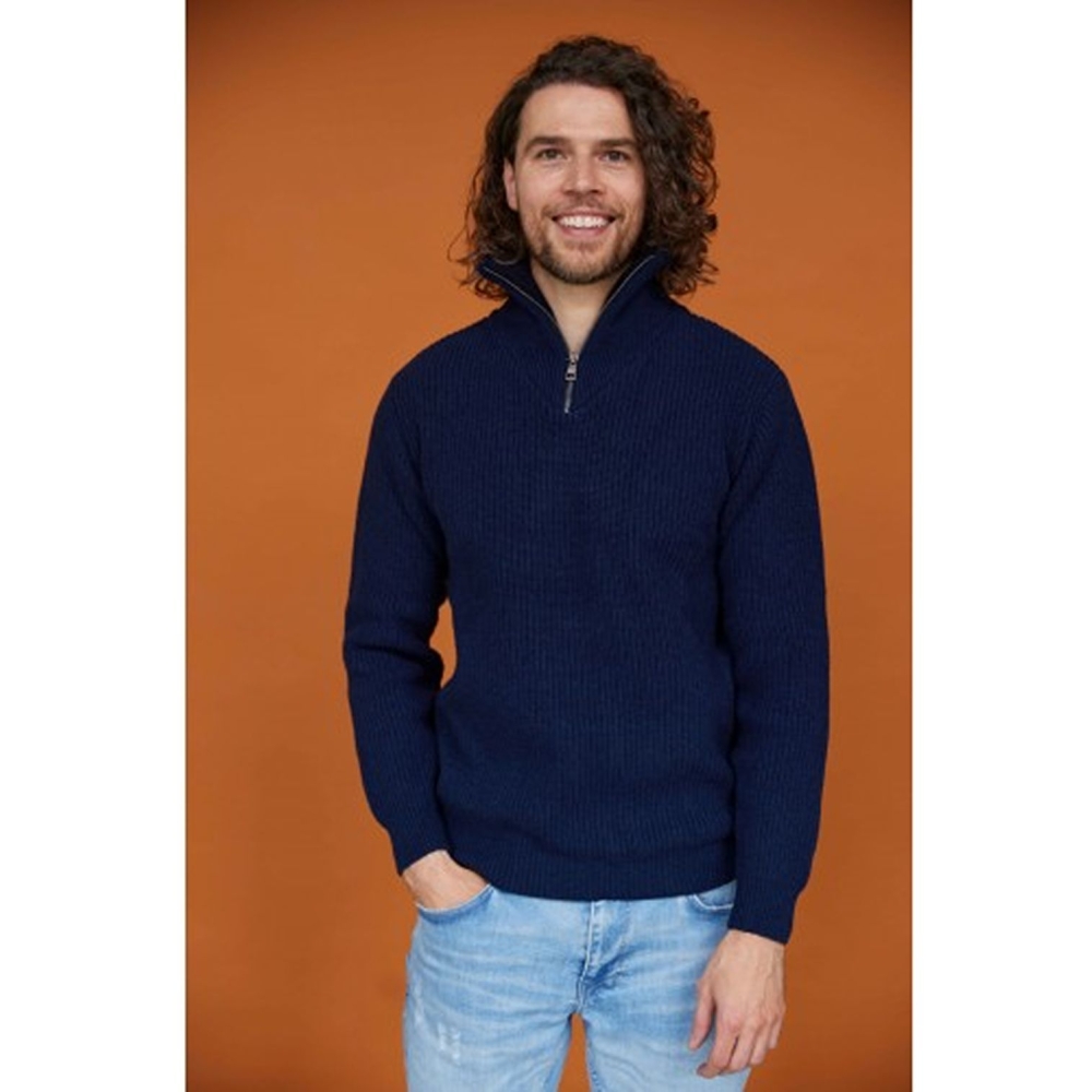 Blue Loop Originals Essential Nautic Sweater Navy ESN012-24-B010 fleeces en truien online bestellen bij Kathmandu Outdoor & Travel
