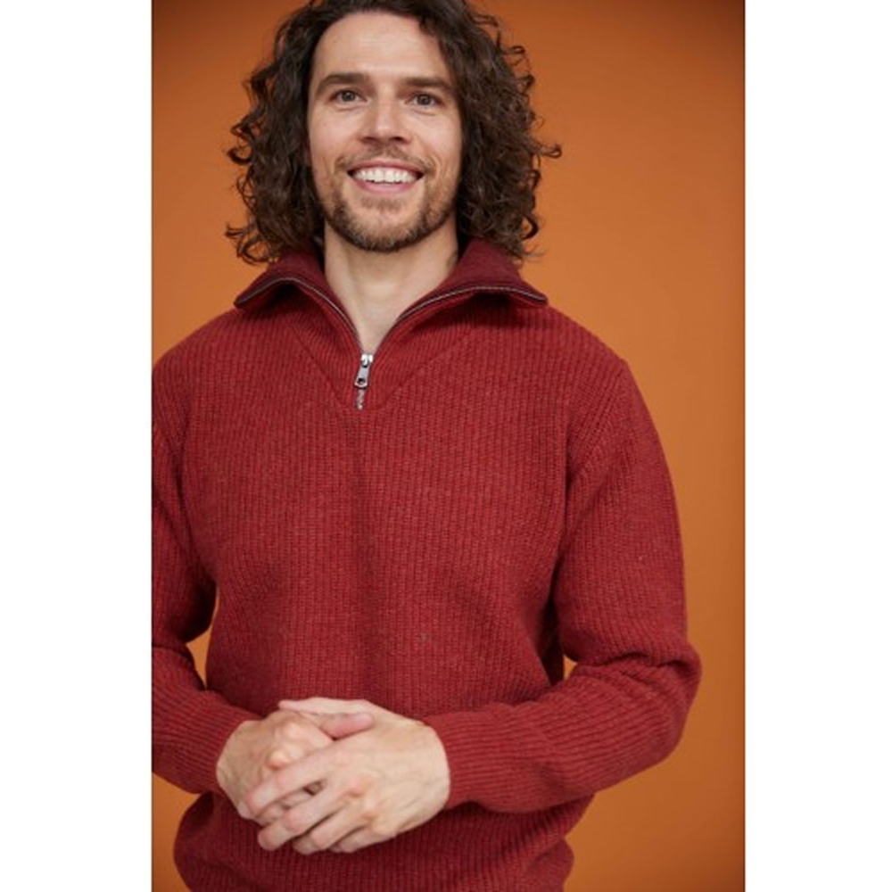 Blue Loop Originals Essential Nautic Sweater Brown ESN012-24-B080 fleeces en truien online bestellen bij Kathmandu Outdoor & Travel