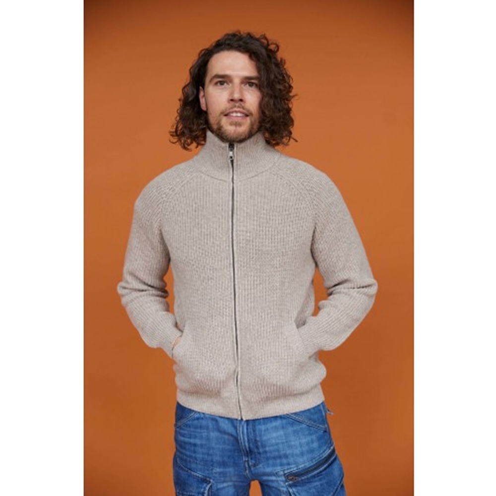 Blue Loop Originals Essential Nautic Vest Beige ESNV012-24-B113 fleeces en truien online bestellen bij Kathmandu Outdoor & Travel