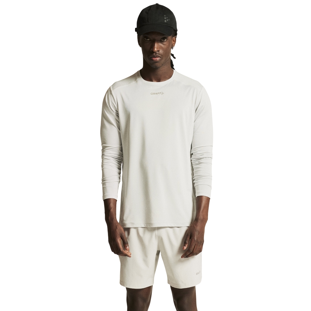 Craft Adv Essence LS Tee 2 Cloud 1914793-922000 shirts en tops online bestellen bij Kathmandu Outdoor & Travel