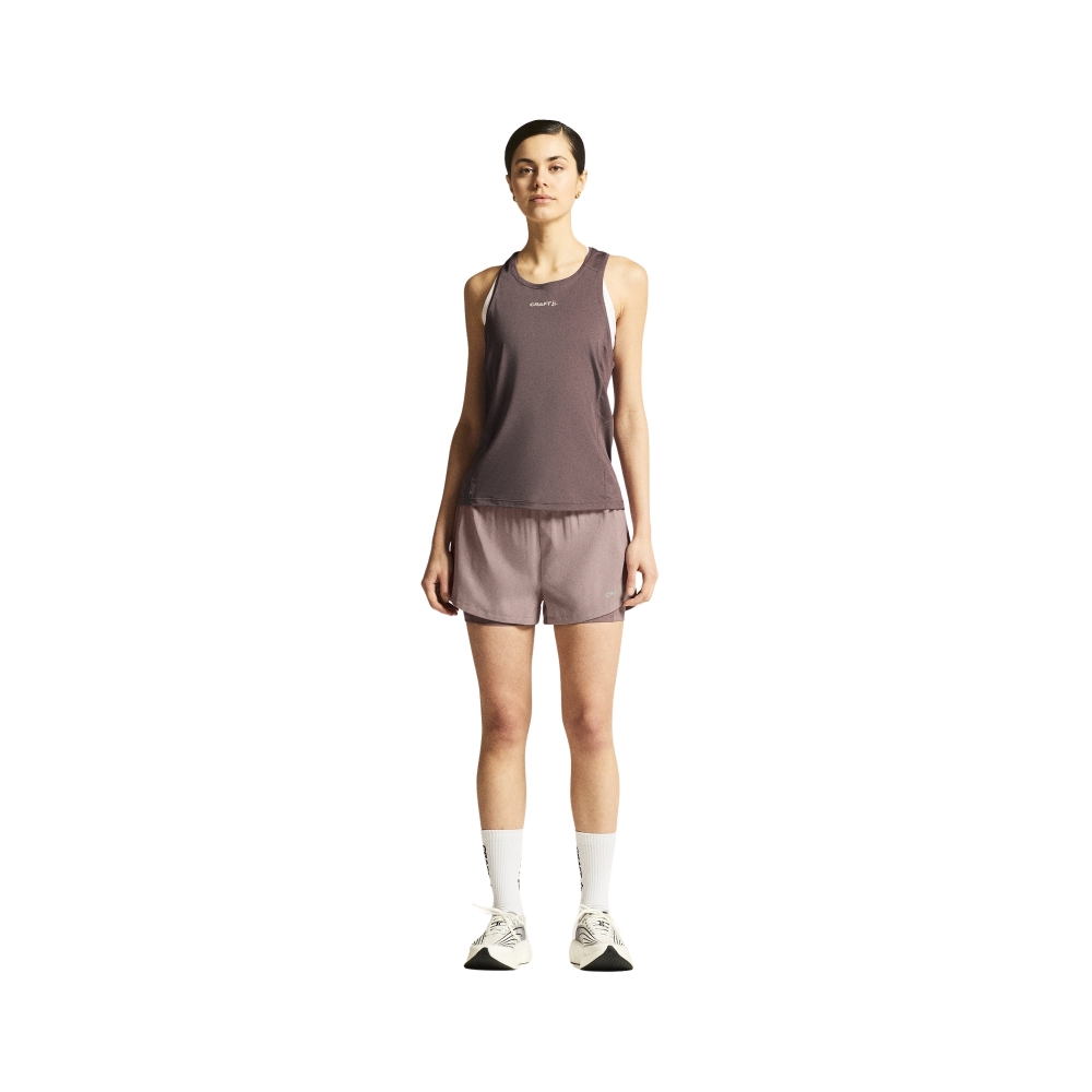 Craft Adv Essence Singlet 2 Women's Flint 1914796-7880 shirts en tops online bestellen bij Kathmandu Outdoor & Travel