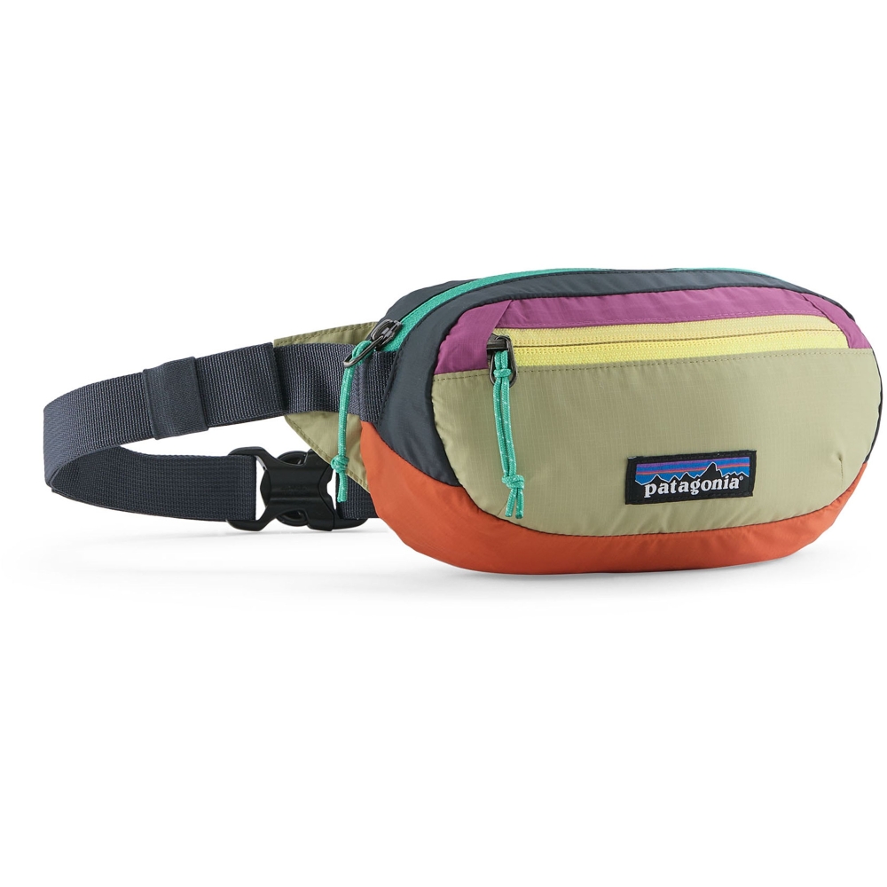 Patagonia Terravia Mini Hip Pack Patchwork: Gumtree Green 49448-PWGT tassen online bestellen bij Kathmandu Outdoor & Travel
