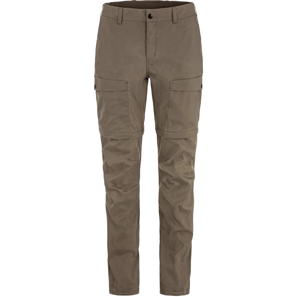 Fjällräven Abisko Hybrid Trail Trs Zip-off Short Women's  Suede Brown F14200214-244 broeken online bestellen bij Kathmandu Outdoor & Travel