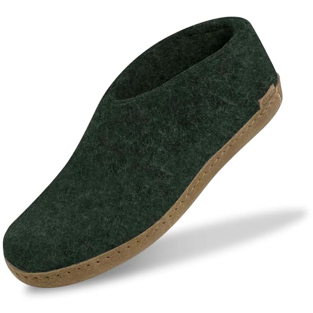 Glerups Glerups Shoe Leather A-09-Forest pantoffels en huissokken  Glerups Shoe Leather Forest A-09-Forest pantoffels en huissokken online bestellen bij Kathmandu Outdoor & Travel